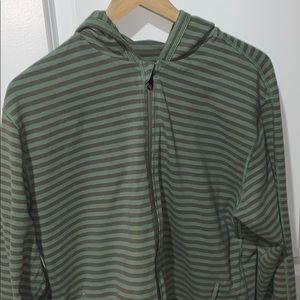 Mens green Lululemon zip up sweatshirt